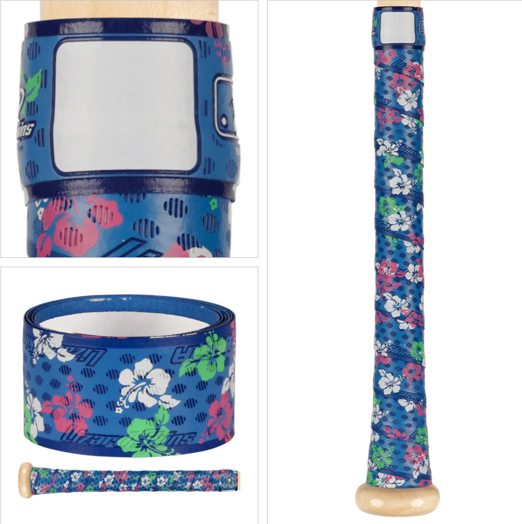 DSP Ultra Bat Grip - Blue Floral